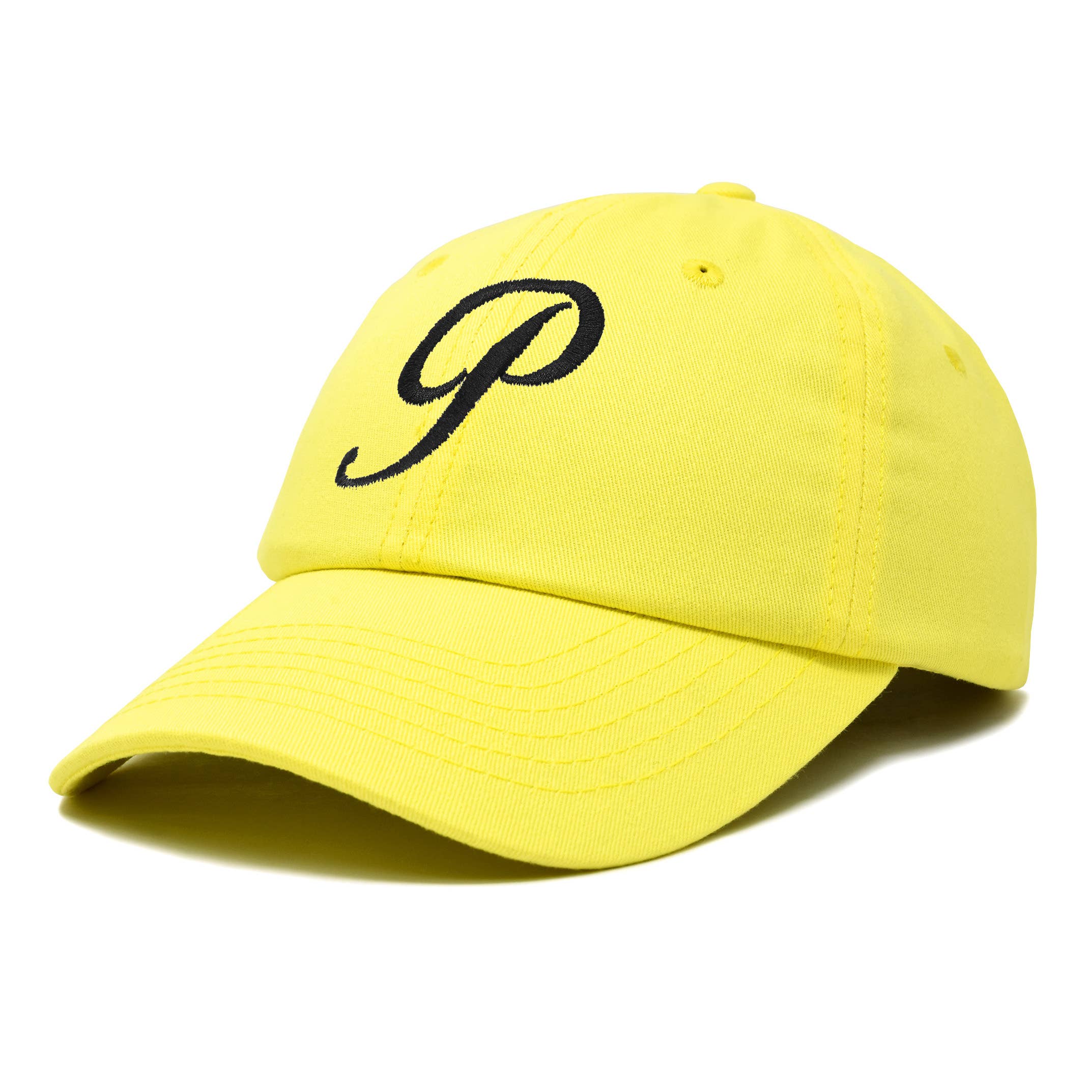 Dalix - Wholesale Baseball Cap - Women's - DALIX Initial Hat Letter P Womens Baseball Cap Monogram55