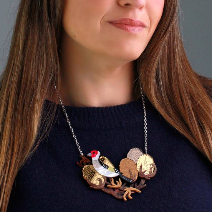 Little Moose - Wholesale Pendant/Charm Necklace - Goldfinch Necklace1