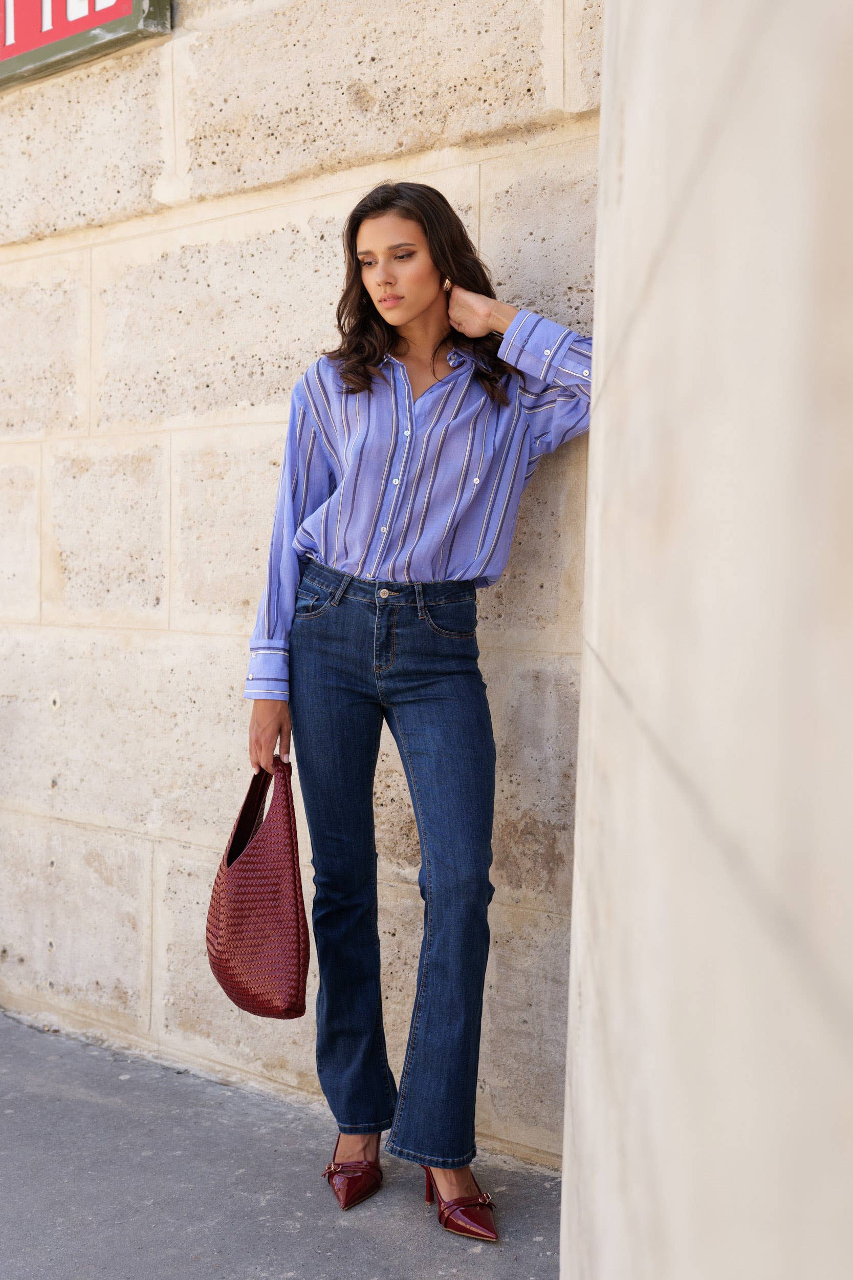 Oraije Paris - Wholesale Jeans - Women's - Emma flare Jeans9