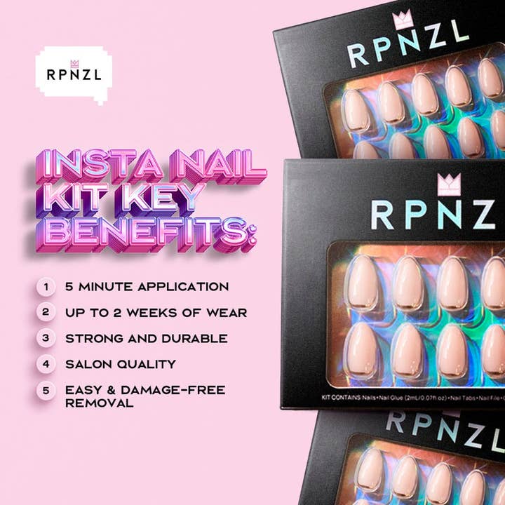 RPNZL Beauty - Venta al por mayor Uñas a presión/postizas - Queen - Kit de Uñas Postizas