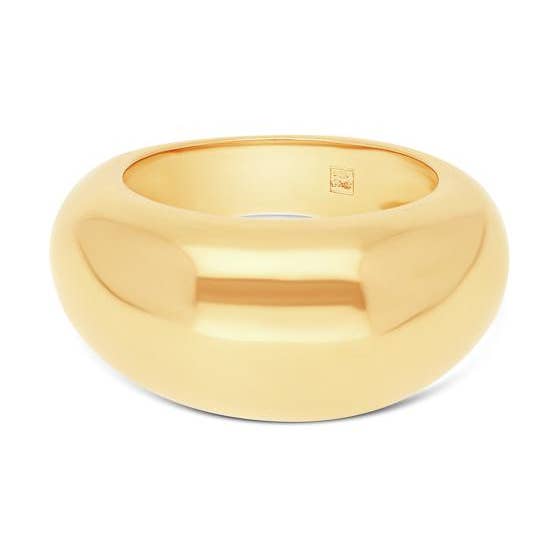 Eva ring med 3 mikron 18k guldplätering för wholesale av JADEVA