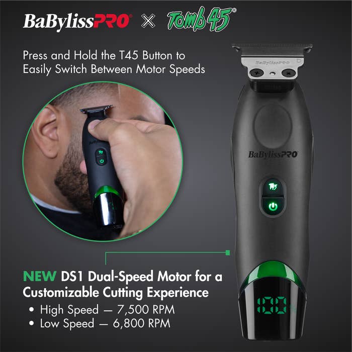 Salon Equipment Pros - Wholesale Electric shaver – Men’s - BaByliss PRO x Tomb45 Professional Wireless-Charging Trimmer2