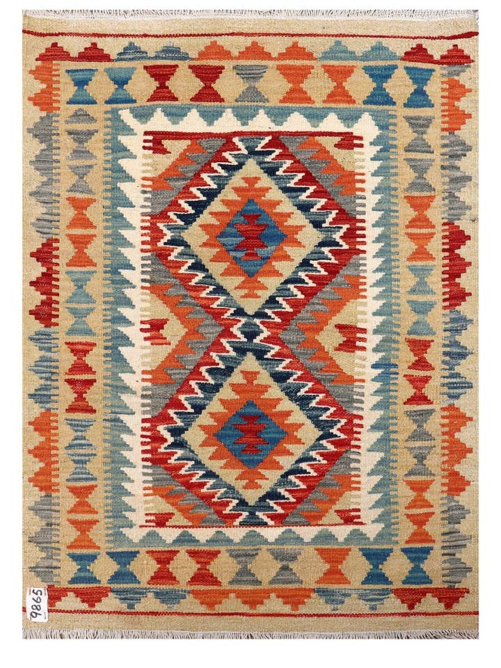 Maimana Afghanistan Kilim Rug - 113 x 82 cm for wholesale by Imaco Rugs