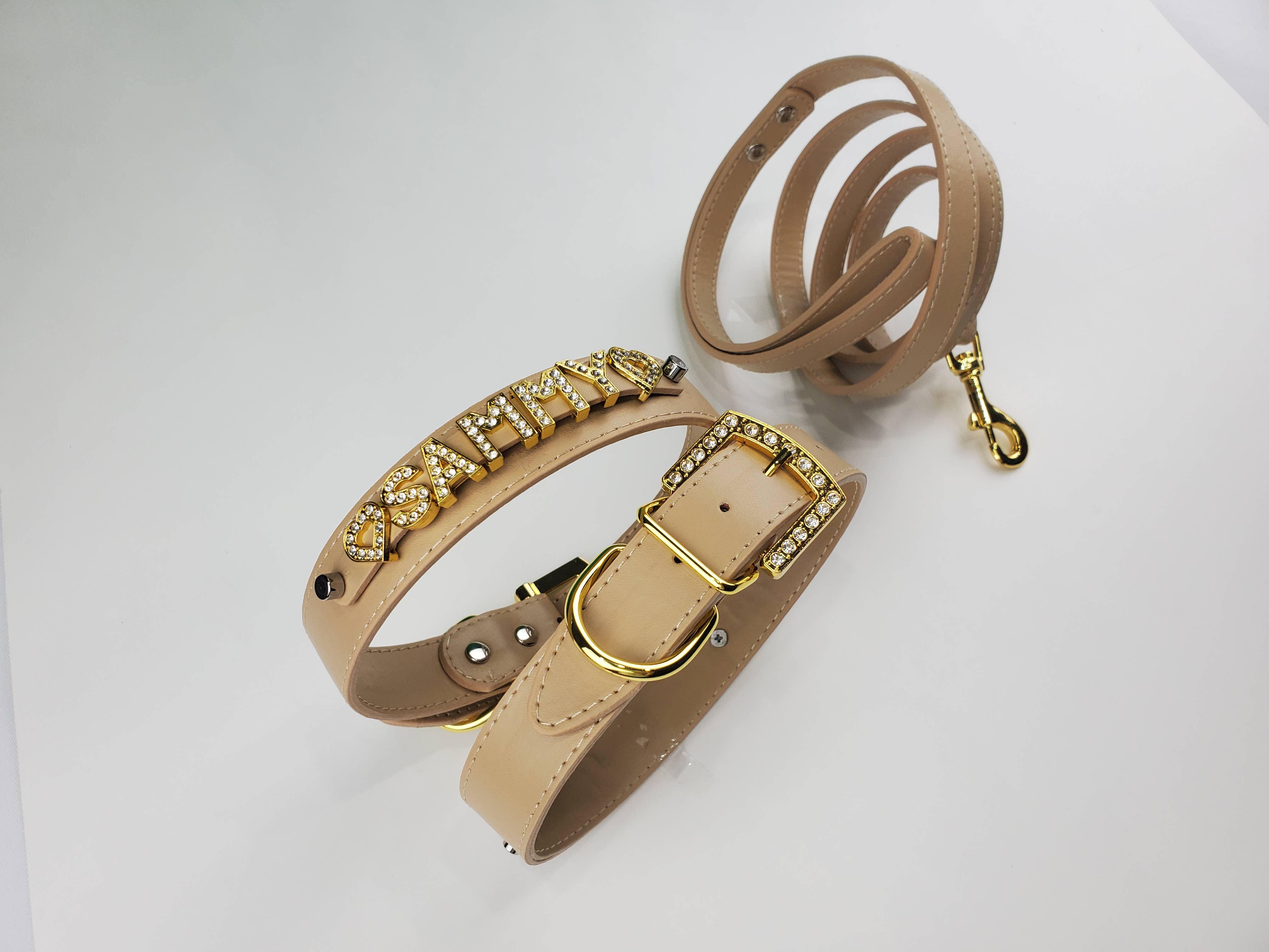 House of FurBaby - Wholesale Pet Collar - Cat/Dog - Personalized Pet Collar | Gold Luxe - 6 color choices8