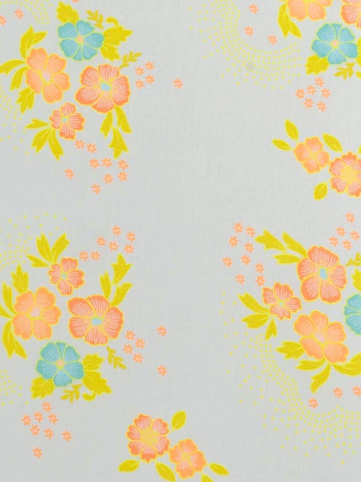 Printed cotton 6M Folksy foam for wholesale by Petit Pan