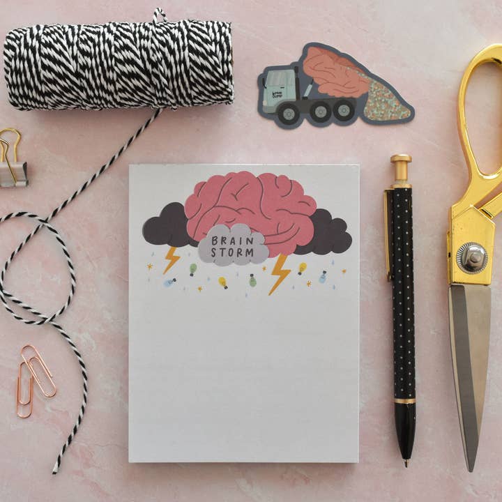 Brain Storm Notepad for wholesale by Kyn You Believe It