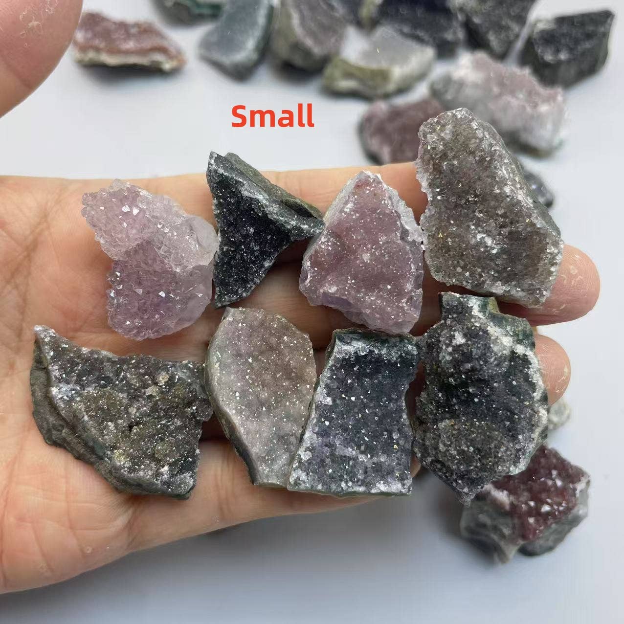 Crystal Deal· Wholesale Crystals & Gifts - Wholesale Pendant/Charm Necklace - Amethyst Crystal Cluster Raw Stones for Jewelry3