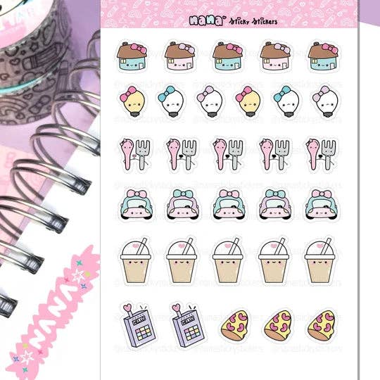 Kawaii Sheet/V006 for wholesale by Nana Sticky Stickers
