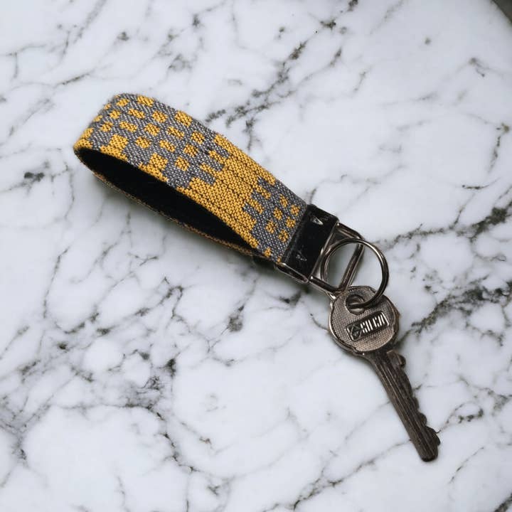 Moose & Co - Wholesale Keychain - Unisex - Welsh tapestry blanket design key fob