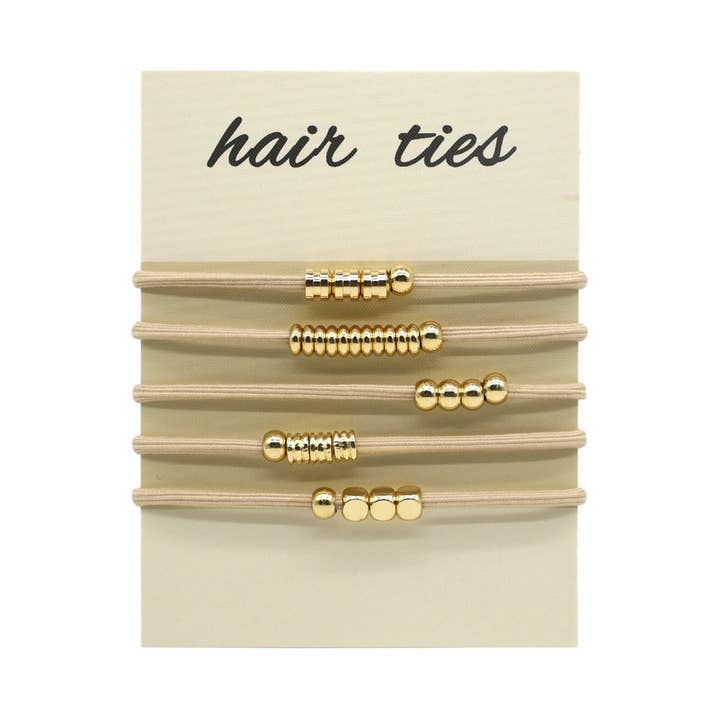 ACCITY - Wholesale Hair Tie - BRAIDED BOHEMIAN CARD HOLDER HAIR SCRUNCHIES_CWAHA27121