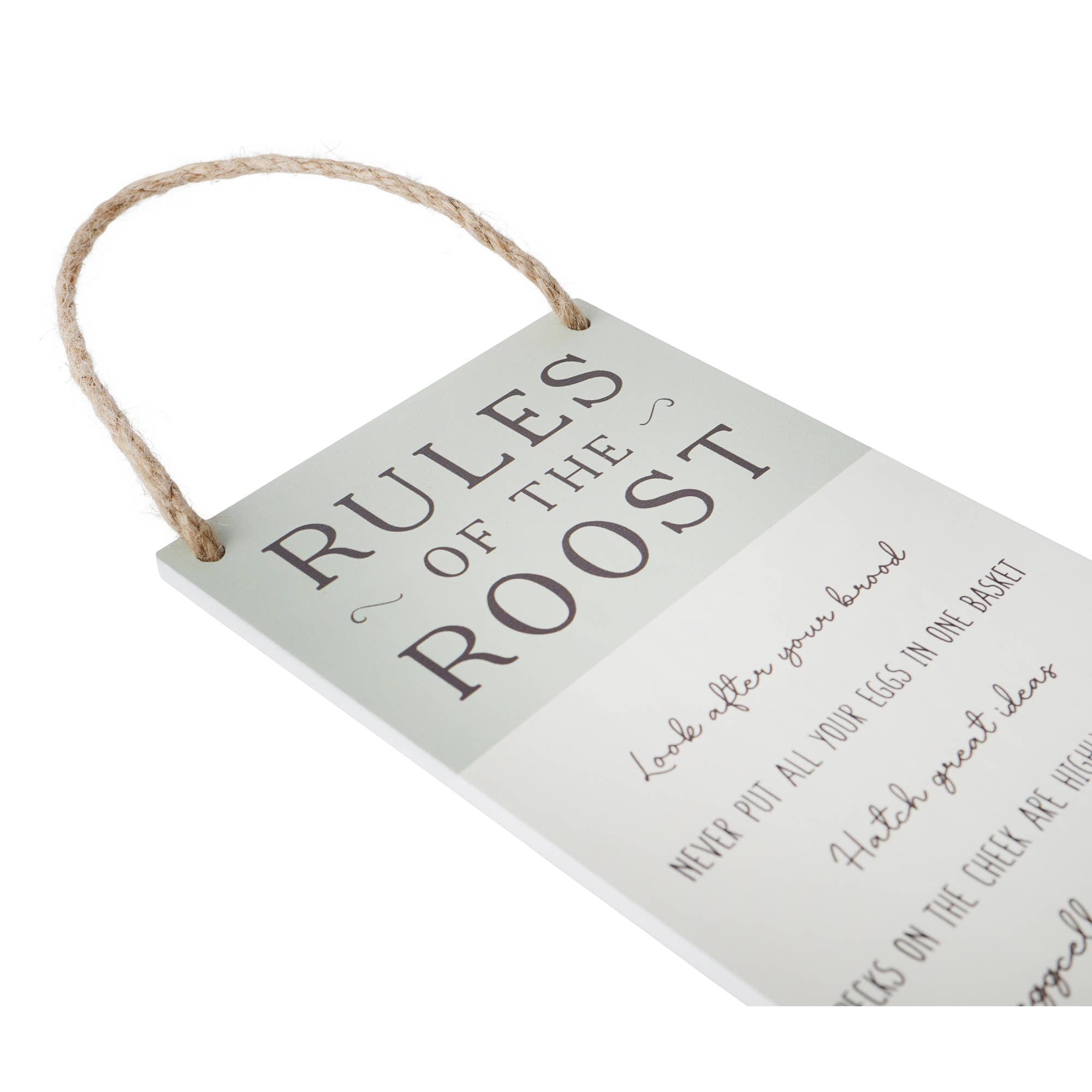 CGB Giftware – wholesale Sign – Bramble Farm 'Rules Of The Roost' Kitchen Sign2
