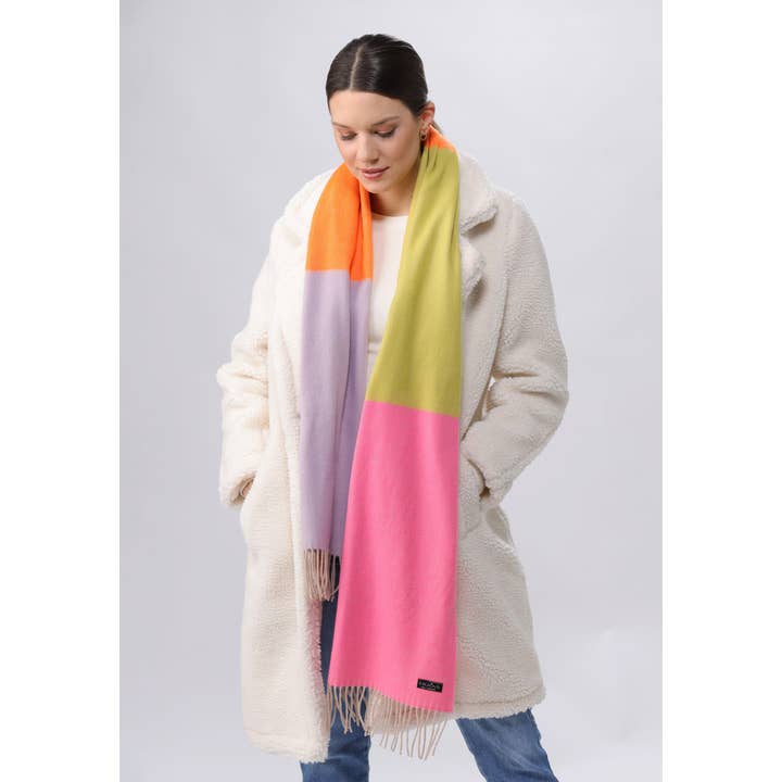 FRAAS - The Scarf Company - Wholesale Scarf - Women's - Sustainability Edition Block Twill Recycled Scarf