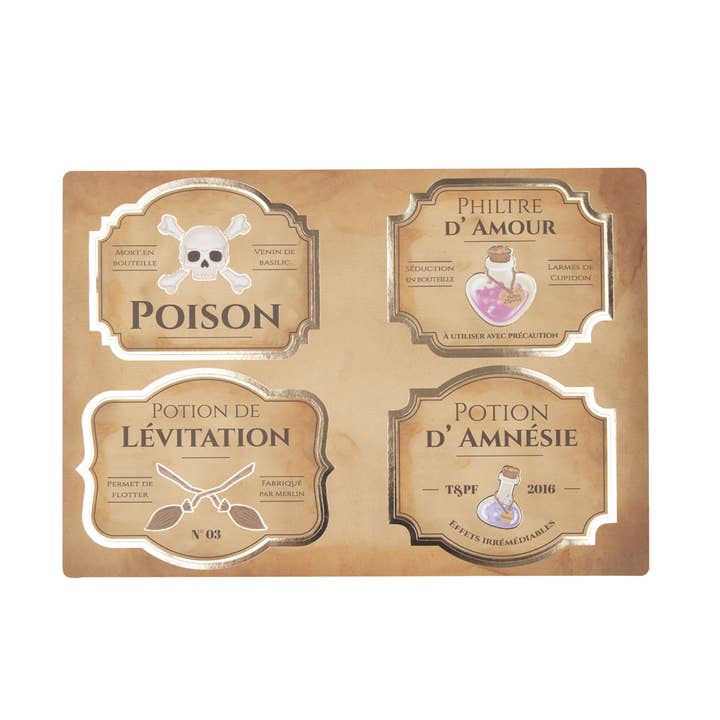 Tim&Puce Factory - Venta al por mayor Pegatina - Set de decoración Bar de los Aprendices de Hechicero5