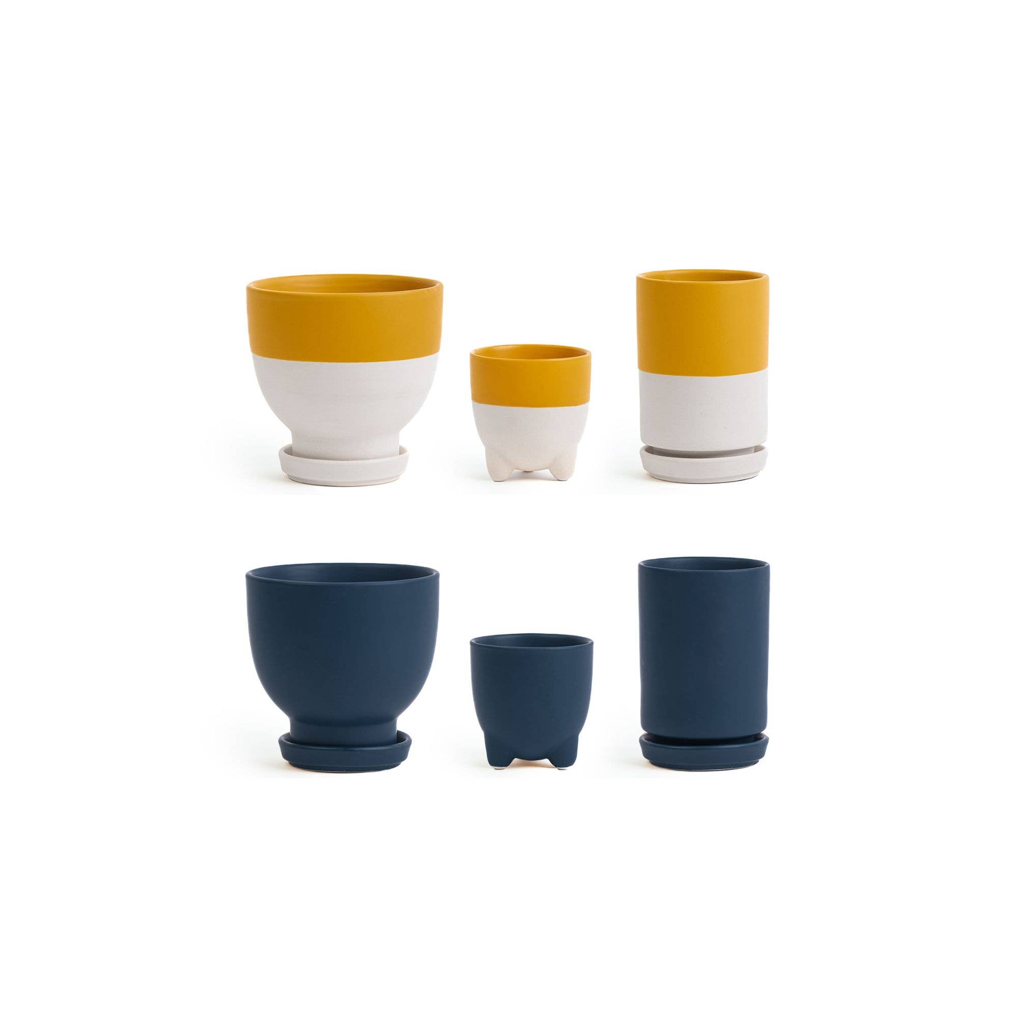 Momma Pots - Wholesale Plant Pot - Two Color Plant Junkie Pack - 16 pc/cspk 3