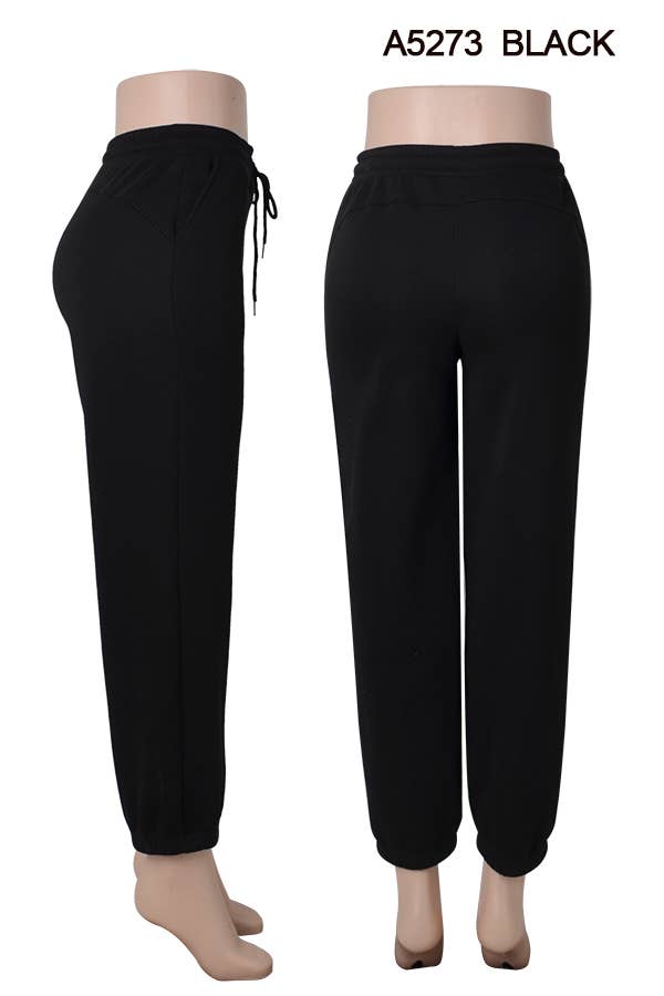 SSImport - Vendita all'ingrosso Pantaloni sportivi/da jogging - Donna - A5273 JOGGER INVERNALE FELPA INTERNA 12PZ/CONFEZIONE3