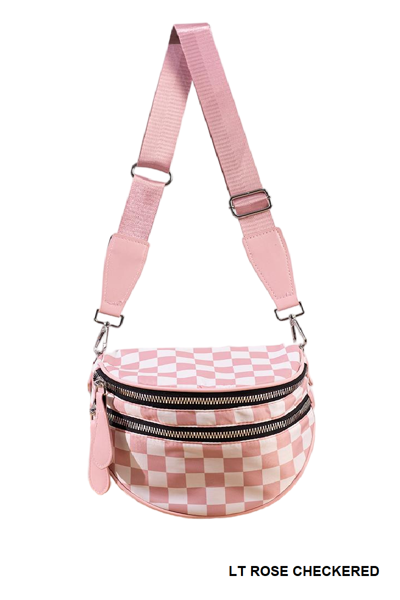 Vanilla Monkey - Wholesale Crossbodytas - Dames - Dubbele Rits Halve Maan Heuptasje9