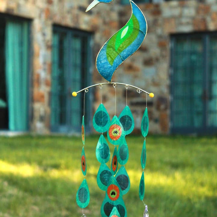 Om Gallery - Wholesale Wind Chime - Windchime - Peacock3