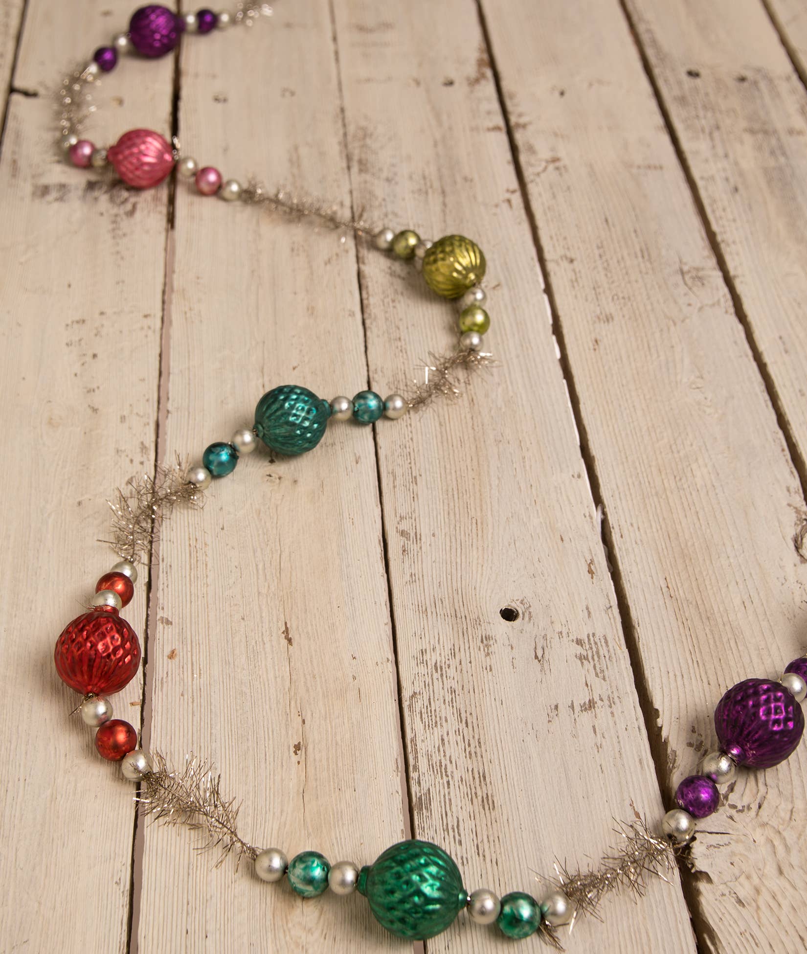 Bethany Lowe Designs - Wholesale Christmas Decoration - Jewel-tide Glass Bead Garland