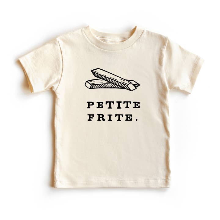 Camiseta Petite Frite para niño pequeño | Natural 2T para venta al por mayor de Chunky Deli