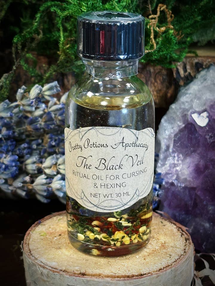 The Black Veil Forbandelsesolie for engroshandel hos Pretty Potions Apothecary