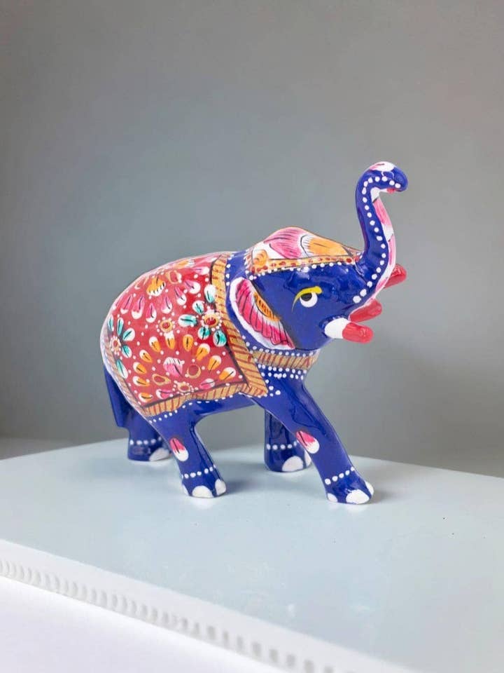 Colorful Metal Elephant Statue - Decoration for wholesale by Kimago Look