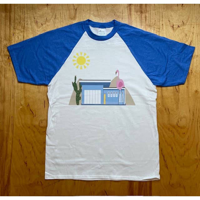 Astro Bettie - Vendita all'ingrosso Maglietta serigrafata - Donna - T-shirt Welcome Home Desert Oasis Raglan