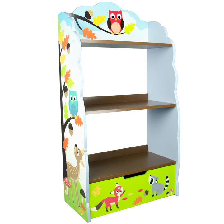 Toy Furniture -Enchanted Woodland Bookshelf for wholesale by Teamson
