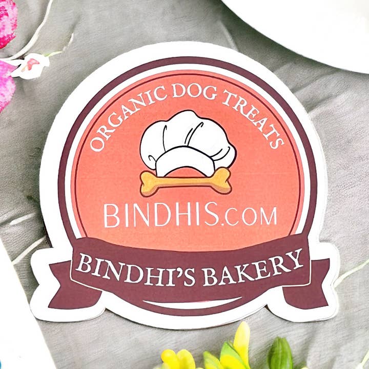 Pegatina con logotipo de panadería para venta al por mayor de BINDHI'S