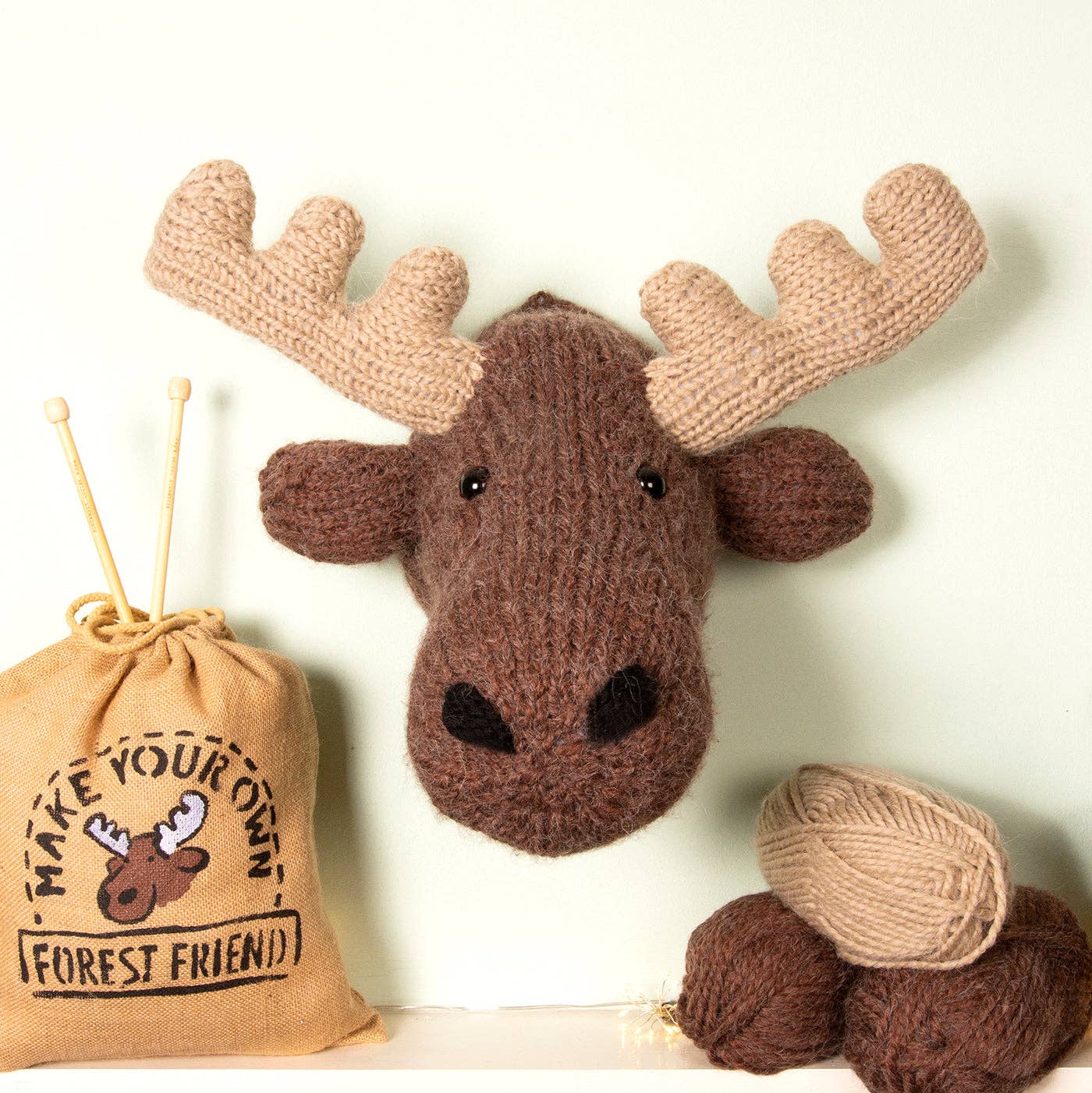 Sincerely Louise - Wholesale Craft Sewing Kit - Giant Moose Head Knitting Kit2