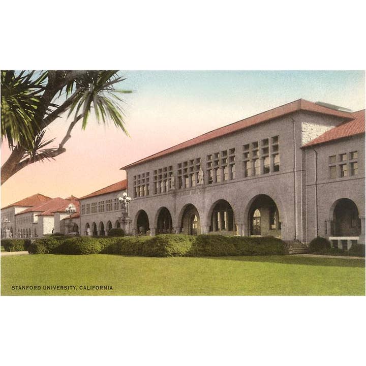 Greeting Card BA-221 Stanford University Campus for wholesale by Found Image Press