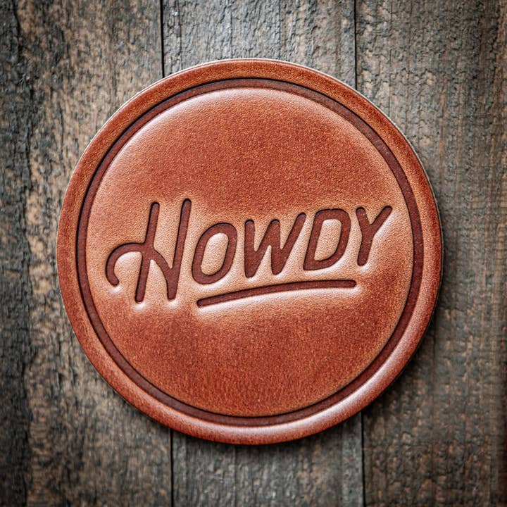 Sugarhouse Leather – wholesale Underlägg – Howdy Läderunderlägg