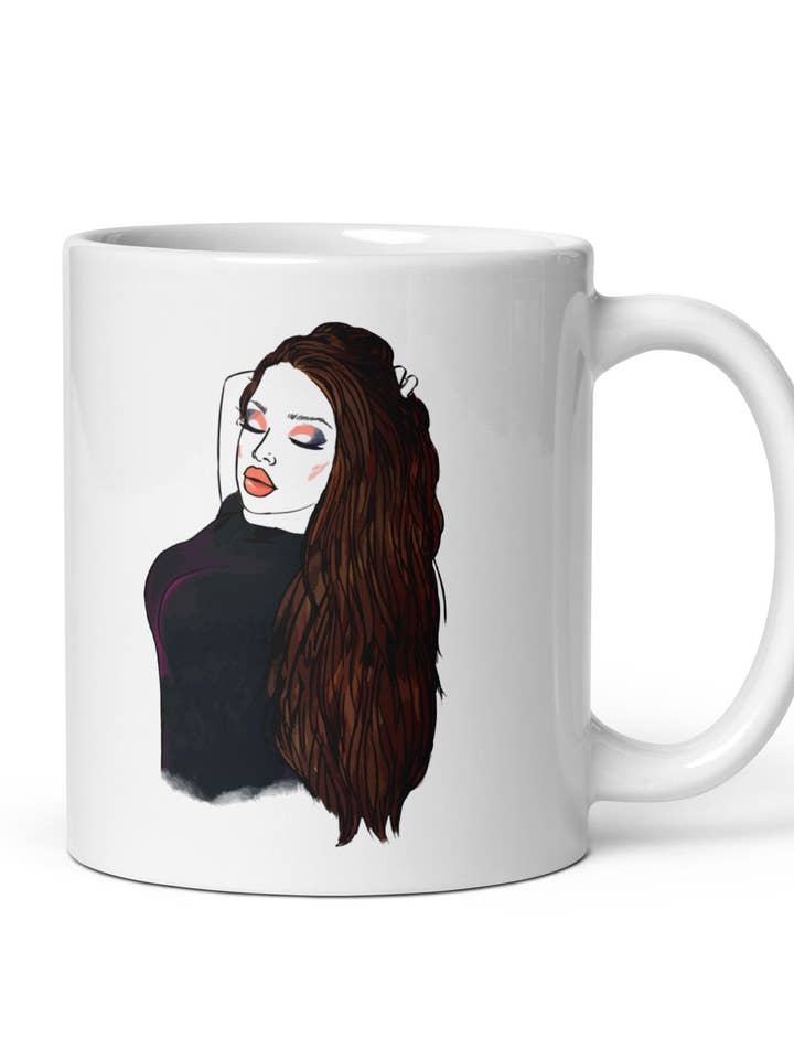 Chávena branca La Marrash por atacado de El loco del Pelo Rizo