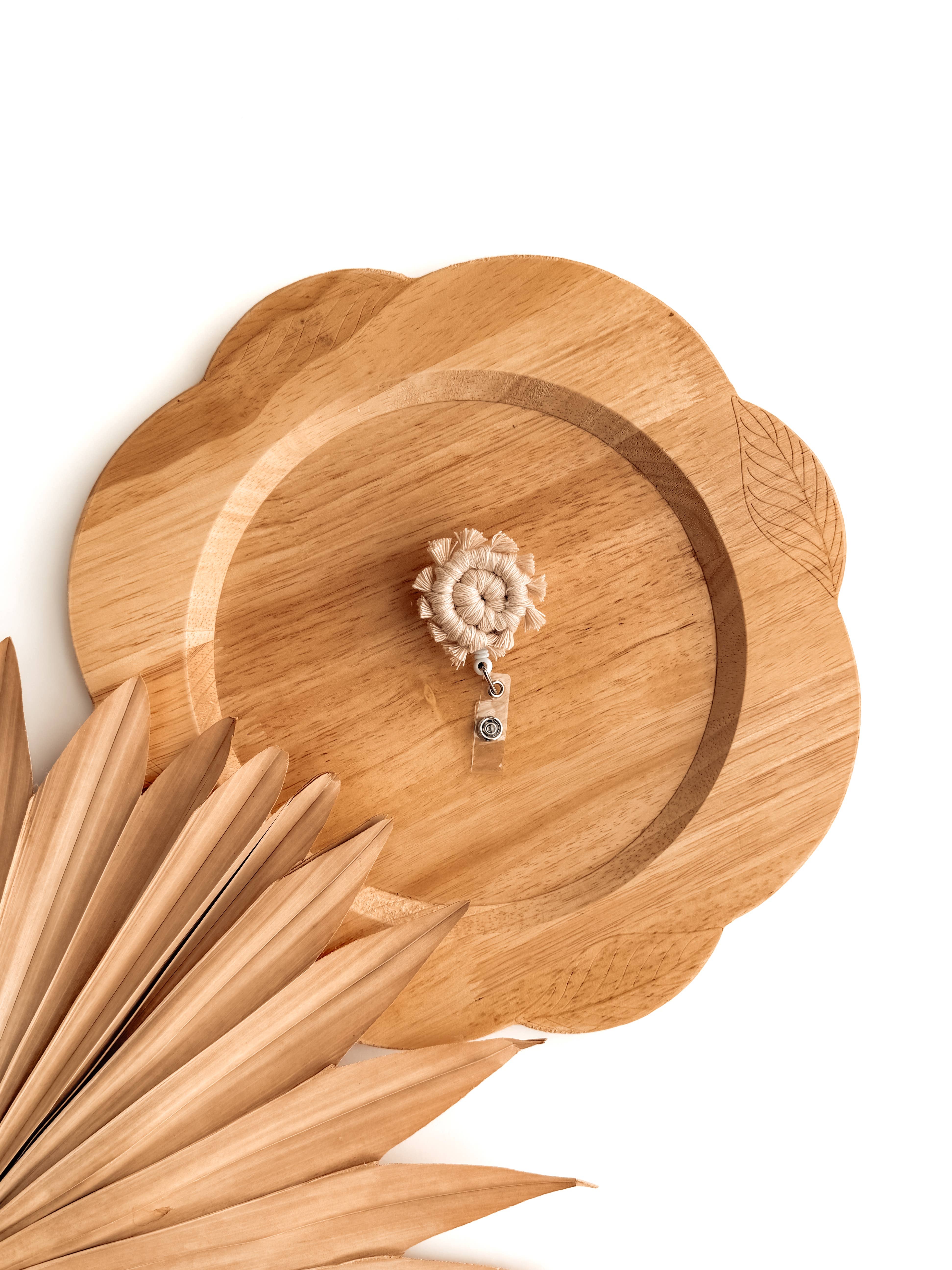 Meraki The Studio Co. - Wholesale Badge Accessory - Unisex - Macrame Badge Reel | Retractable ID + Name Card Holder7