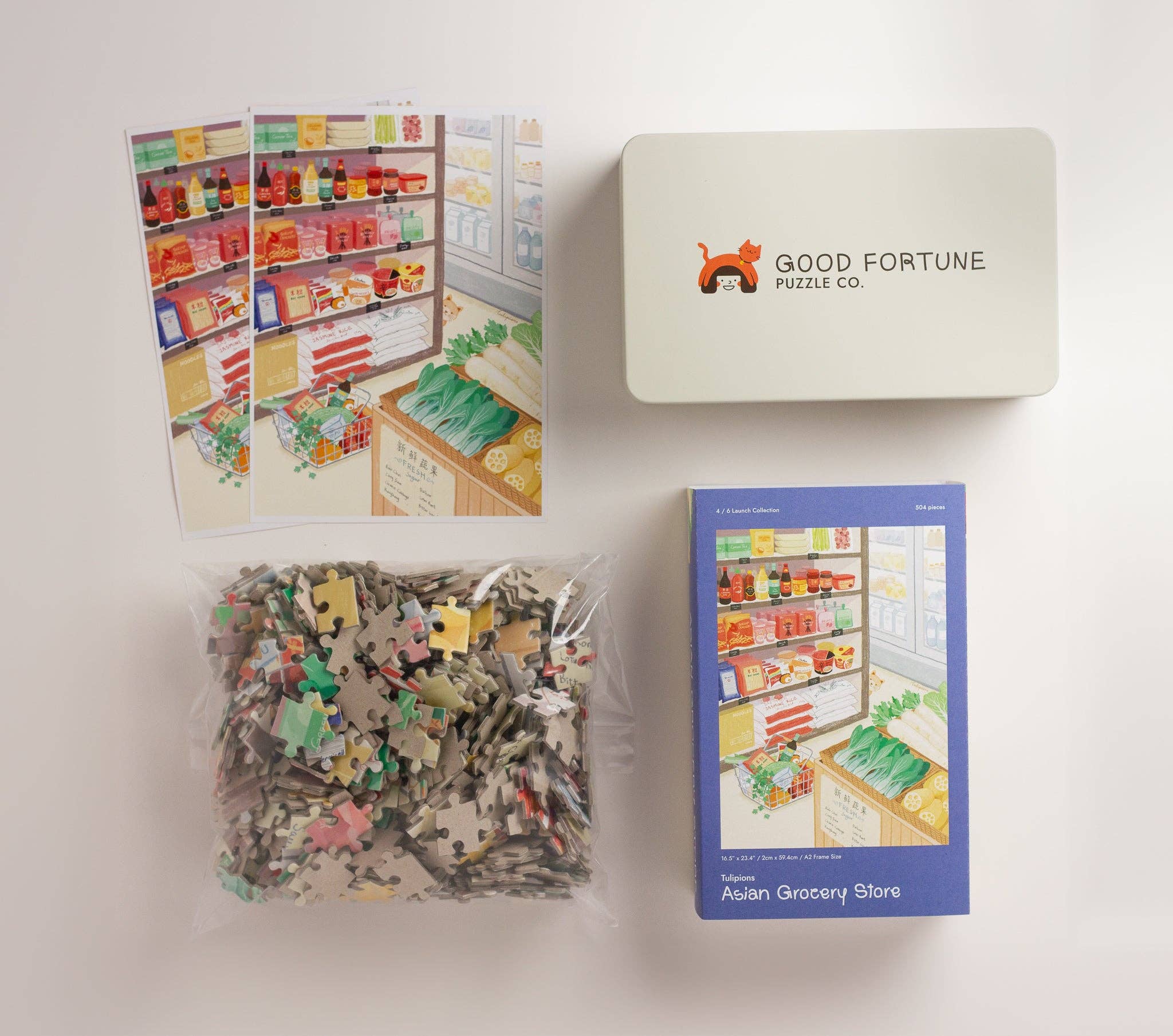 Good Fortune Puzzle Co. - Wholesale Puzzle – Adult - Asian Grocery Store | 504 pcs3
