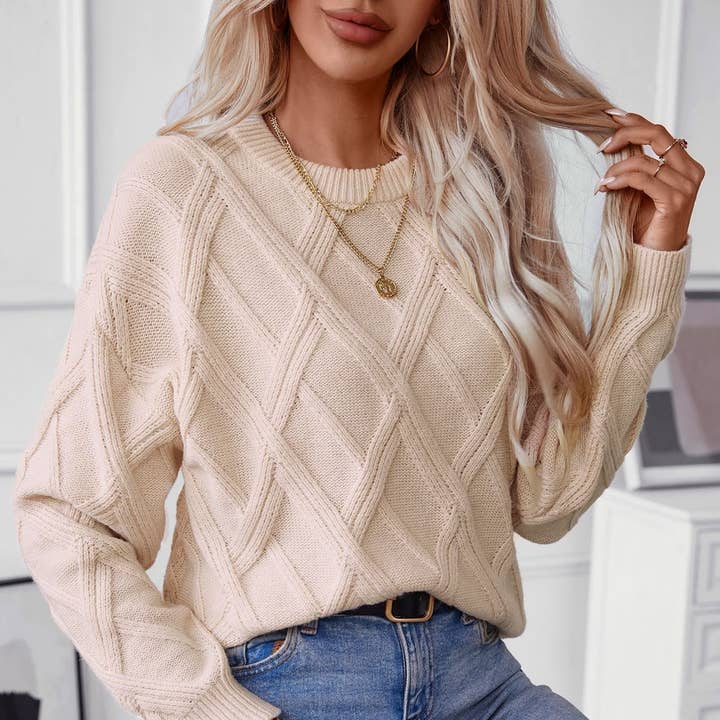 Miss Sparkling - Wholesale Knit Sweater - Women's - Knit sweater0