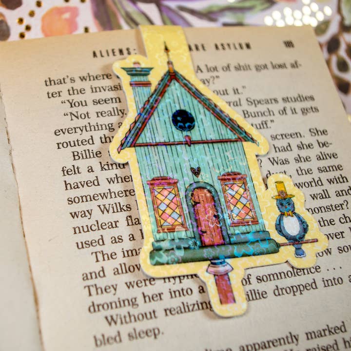 Birdhouse Magnetic Bookmark | Page Saver | Bookmark for wholesale by Eerie Cat