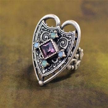 Renaissance Heart Ring for wholesale by Sweet Romance Jewelry