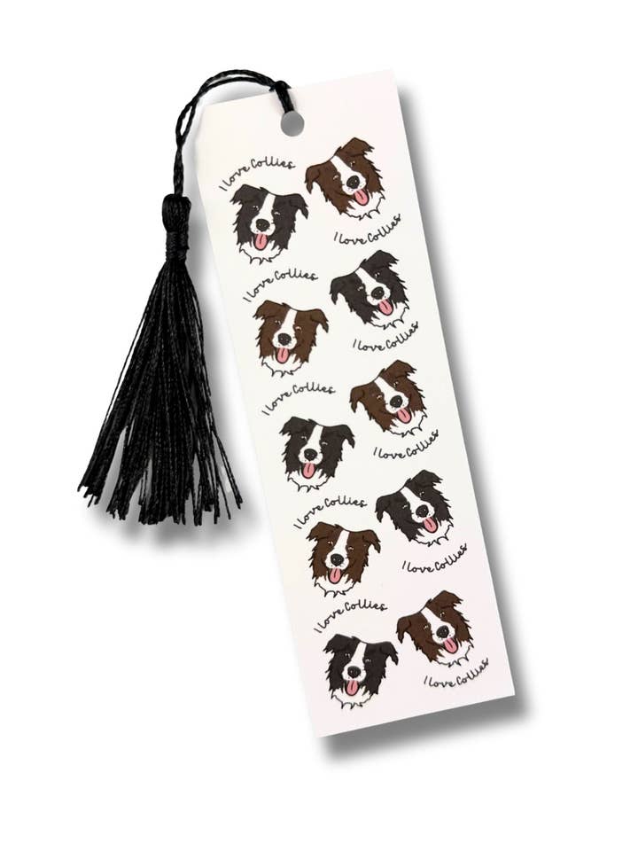 Border Collie Bookmark for wholesale by House of Woof