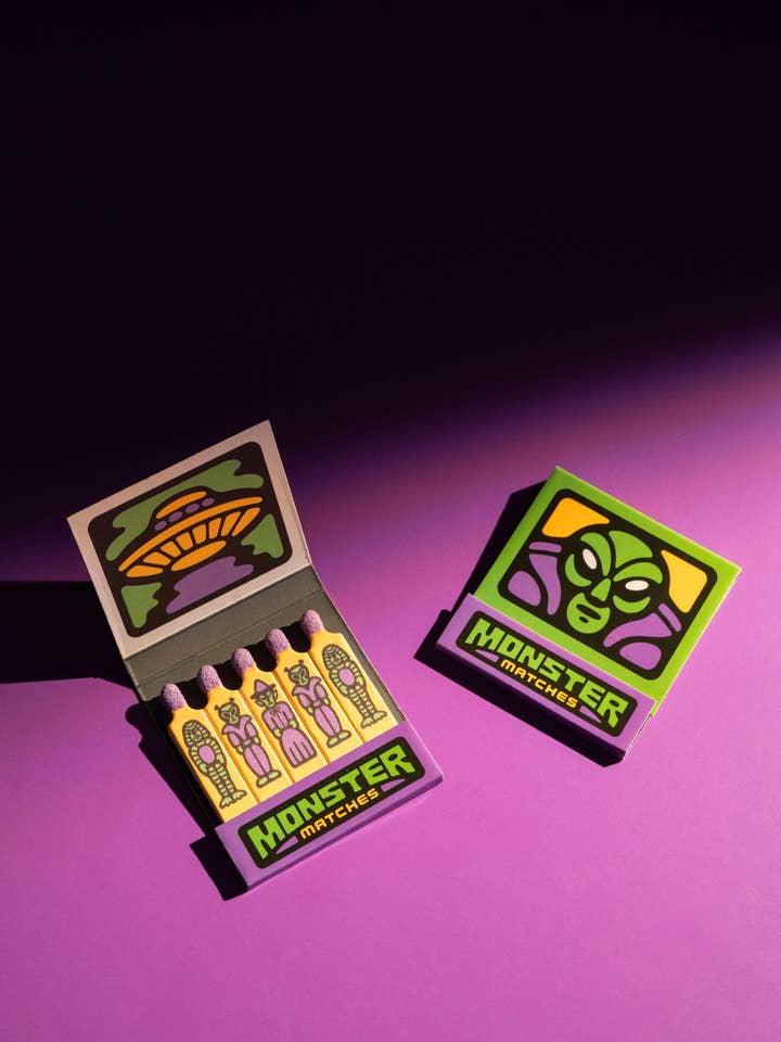 Monster Matchbook- Alien for wholesale by A Shop of Things