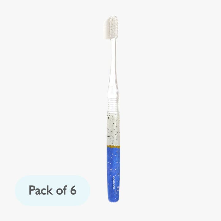 Toothbrush - Stone | 6 Individual packs for wholesale by HAMICO -Innovative Toothbrush
