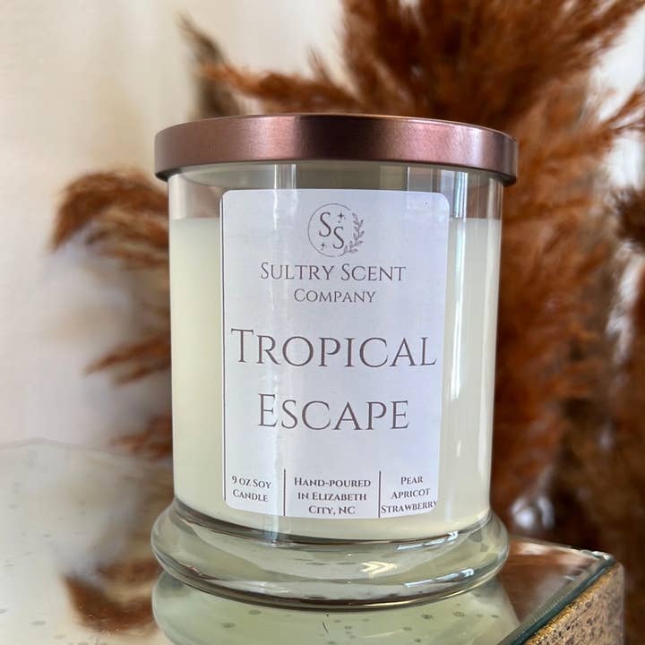 Tropical Escape Candle for wholesale by Sultry Scent Company