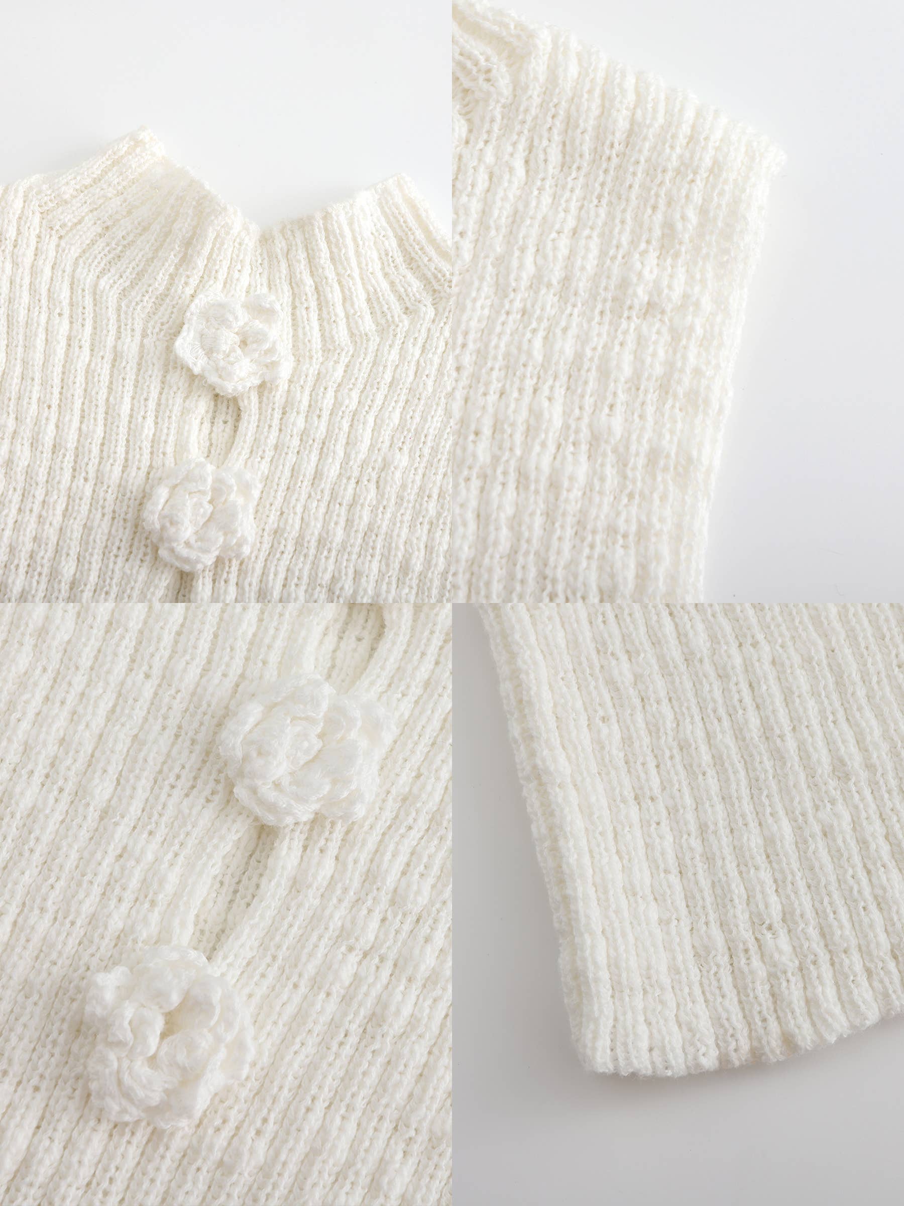 CUBIC - Venta al por mayor Camiseta sin mangas - Mujer - Top de punto sin mangas Flower 3D15