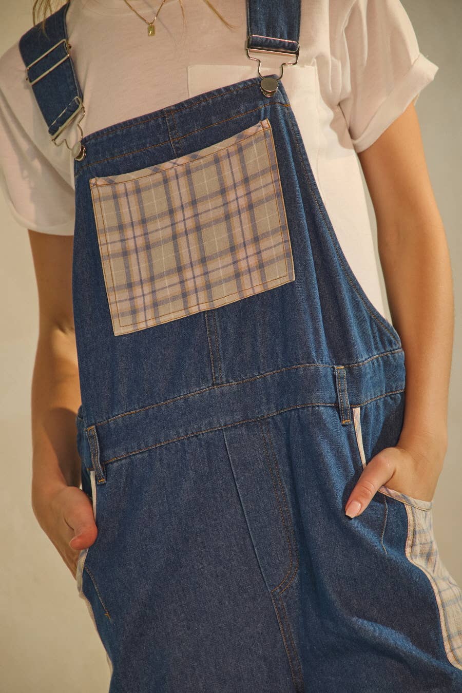 Washed Denim Overall Jumpsuit  for wholesale on Faire4