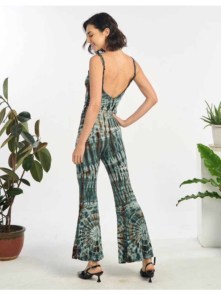 White Blue WOMENS CLOTHING-TIE-DYE PANT (TH-1969) for wholesale on Faire
