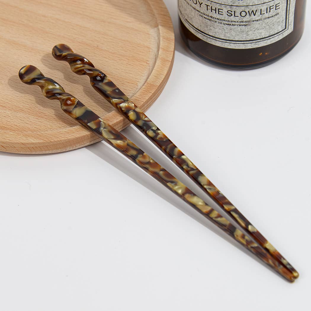 TheDivaSoap - Wholesale Hair Pin - Minimalist Acetate Tortoise Hair Stick HairPin, Eco-Friendly9