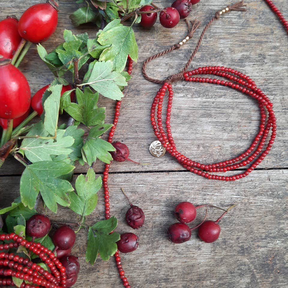 Koperberg - Wholesale Beaded Bracelet - Bracelet | White Hearts | Lotus2