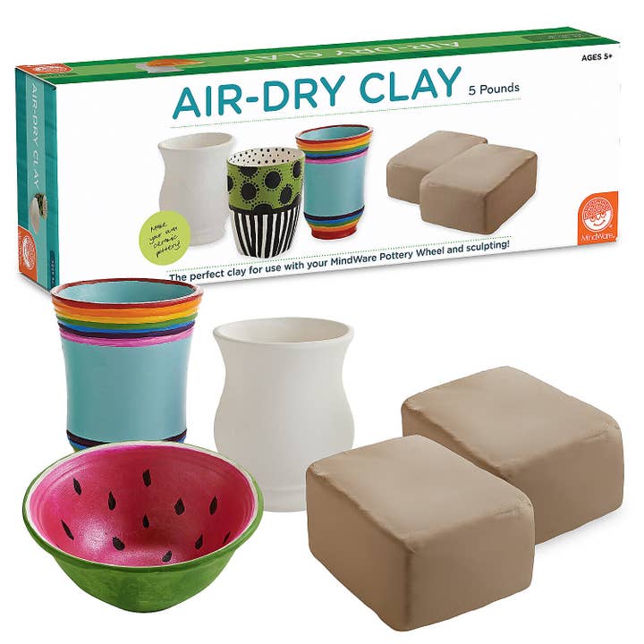 MindWare & Peaceable Kingdom - Wholesale DIY Craft Kit - Kids - Pottery Wheel Clay Refill