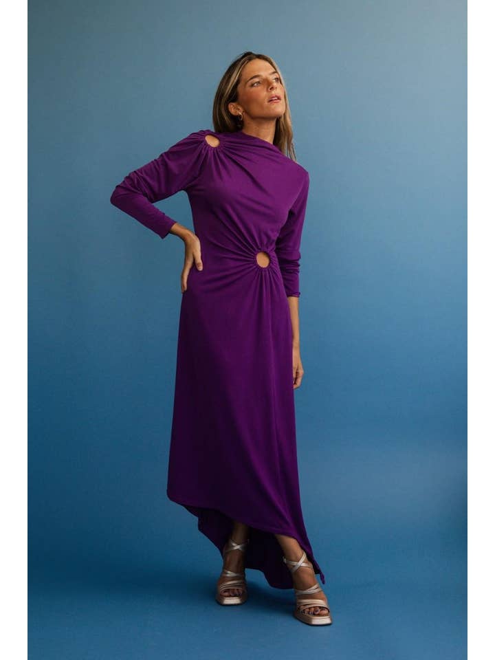 LORIANE - Wholesale Dress - Women's - 9300 Plain long dress9