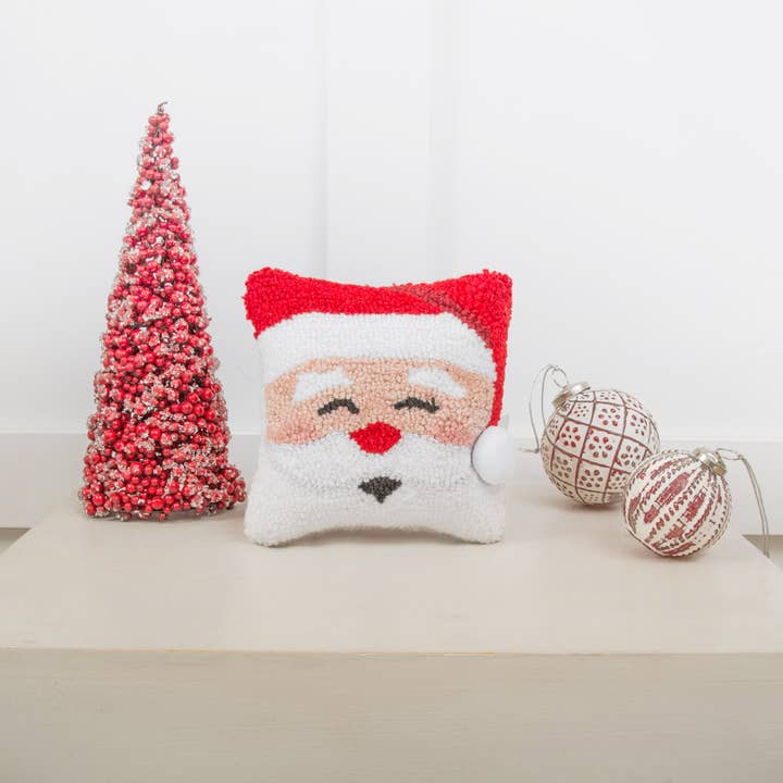 C&F Home - Wholesale Throw/Decorative Pillow - Christmas Happy Santa Throw Pillow