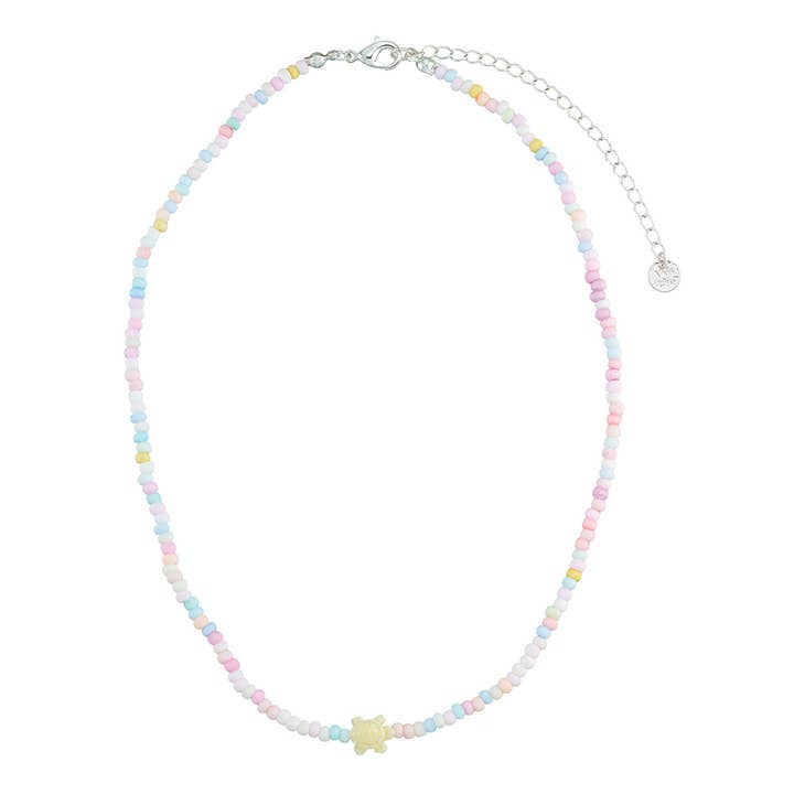 NK Pastel Seedbead Turtle de 15 pulgadas para venta al por mayor de World End Imports Jewelry & Gifts